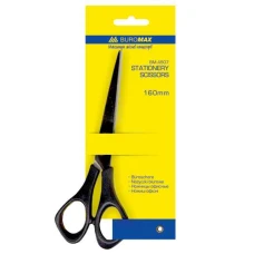 Ножиці універсальні "BuroMAX" /ВМ 4507/ 16см. чорні (12/144)