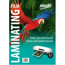 Плівка для ламінування "Magic" Карт. уп. глянець ф. А3 (303mm*426mm) (100арк.) товщ. 80(50/30) мкм /0803/