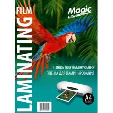 Плівка для ламінування "Magic" глянець ф. А4 (216mm*303mm) (100арк.) товщ. 70(38/32) мкм кольор. упак. /0706/