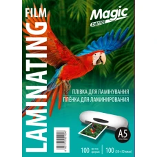 Плівка для ламінування "Magic" глянець ф. А5 (154mm*216mm) (100арк.) товщ. 100(50/50) мкм кольор. упак. /1006/1009/