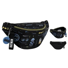 Сумка-бананка дитяча "Kite" /DC25-2577/ 27x15x6,5 см, DC Batman (1/100)