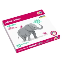 Пластилин "ГАММА'UA" Увлечение" 10 цв /200311/ 160 г (1/24)
