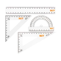 Набор линеек "Yes" /370741/ (4 предм.) "Orange Line" , линейка 20 см (1/24/288)