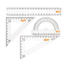 Набір лінійок "Yes" /370741/ (4 предм.) "Orange Line" , лінійка 20 см (1/24/288)