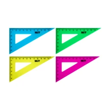 Трикутник 11см "Yes" /370737/ "Orange Line" прямокутний флуор.  (48/2304)