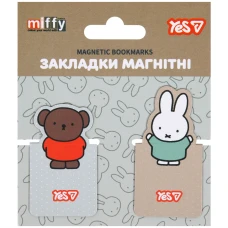 Закладка-магніт "YES" /708836/ "Miffy", висікання, 2 шт (1/10/50) Закладка-магніт "YES" /708836/ "Miffy", висікання, 2 шт (1/10/50)