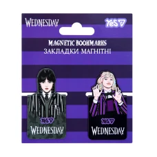 Закладка-магніт "YES" /708818/ "Wednesday", висікання, 2 шт (1/10/50) Закладка-магніт "YES" /708818/ "Wednesday", висікання, 2 шт (1/10/50)