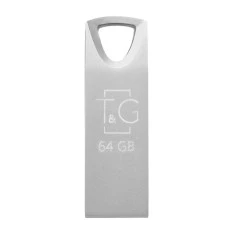 Флеш пам'ять "T&G" 64GB металева серія 117 срібло (G3) Флеш пам'ять "T&G" 64GB металева серія 117 срібло (G3)