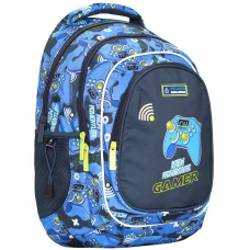 Рюкзак "CLASS" /2522C/  SchoolMax 3 відділення, 39х29х17см, "Game"
