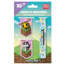 Закладка-магнит "YES" /708343/ "Minecraft.Spring", 3 шт.
