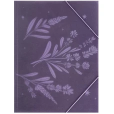 Папка на гумках А4+ "Axent" /1509-36-A/ Laura Ashley Lavender-1 (1/12/180)
