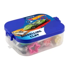 Пластилін "Kite" /HW22-080/ 7 кол. у боксі, 380 г+8 інстр. "Hot Wheels" (1/24)