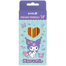Олівці кольорові "Kite" 24 кол./12шт. /HK25-054-2/ ДВОСТОРОННІ, Kuromi Куромі (1/12)