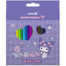 Олівці кольорові "Kite" 24 кол. /HK25-055/ Kuromi Куромі (1/6)