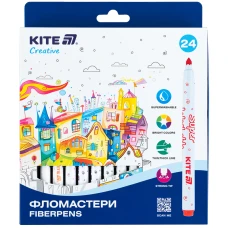Фломастери "Kite" 24 кол. /K-1153/ Creative Superwashable (1/6)
