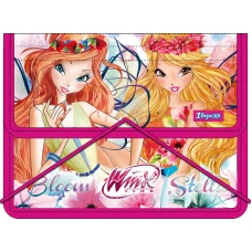 Папка для зошитів пл. на гумці В5 "1В" /491178/ "Winx" (24/96)