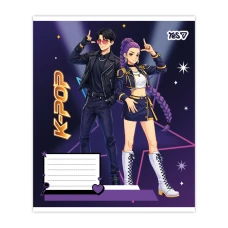 Тетрадь уч. "YES" 18л.# /768950/ "K-POP musik" (25/400)