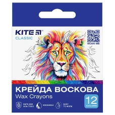 Мел восковый "Kite" /K-070/ 12 цв. Classic (67631) (1/24) Мел восковый "Kite" /K-070/ 12 цв. Classic (67631) (1/24)