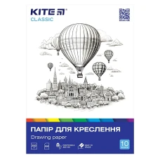 Папір для креслення "Kite" /K-269/ А4/10 арк. 200г/м2, Classic (67723) (1/100)