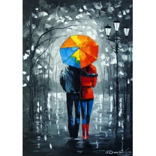 Алмазна мозаїка "Go to art" /177160/  "Яскрава прогулянка" 20*30см