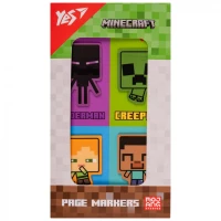 Індекс регістри "YES" /170418/ "Minecraft", пластик, 80 шт (4х20) (1/10/1000)