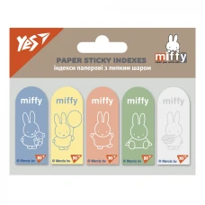 Індекс регістри "YES " /170440/ ПАПЕРОВІ "Miffy", 55*22мм  (5диз.*20арк.) (1/24/288)