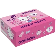 Гуаш "Kite" 6 кол. 20 мл /HK25-062/ Hello Kitty (1/24)