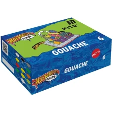 Гуаш "Kite" 6 кол. 20 мл /HW25-062/ Hot Wheels (1/24)