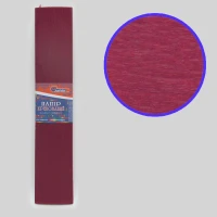 Гофропапір 150%, 95г/м2 JO /KR150-8002/ 50*200см бордовий (1/100)