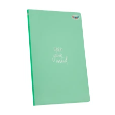 Скетчбук B6/64 "4PROFI" /900640/ ЧИСТІ "Title note" green, кол.вн/блок, скл, мат/лам, 80г