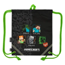 Сумка для взуття "YES" /550510/ SB-10 Minecraft Reality 40*35см (1/50) Сумка для взуття "YES" /550510/ SB-10 Minecraft Reality 40*35см (1/50)