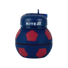 Пляшка для води "Kite" /K26-1272-3/ 550 мл, червоно-синя, силікон (1/50)