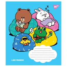 Зошит для нот А5/12арк. "YES" /766255/ "Line friends" (25/500) Зошит для нот А5/12арк. "YES" /766255/ "Line friends" (25/500)
