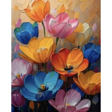 Алмазна мозаїка "Go to art" /177424/ "Палітра весни" 40*50 см  