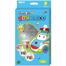 Набір вітражних фарб "Amos" /SD10P6-C/ Sun Deco "Машина" 6кол.*10,5 мл+6 брелків (1/12) Набір вітражних фарб "Amos" /SD10P6-C/ Sun Deco "Машина" 6кол.*10,5 мл+6 брелків (1/12)