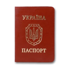 Обкладинка Паспорт "Бріск" /ОВ-8/   Sarif червоний 100*135  (1/5)
