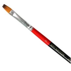 Пензлик нейлон "Art Nation" №8 /BR8572-8/ плоский 19,5*0,9 см (1/20)