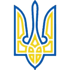 Набор для творчества со стразами (наклейка) "Go to art" /177089/ "Тризуб" 13*13 см (1/5)