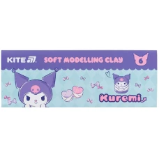 Пластилін восковий "Kite" /HK24-081/  6 кольорів, 120 г. Kuromi Куромі (1/60)