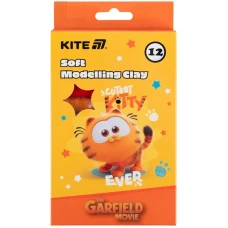 Пластилін восковий "Kite" /GF25-086/  12 кольорів, 200 г.  Garfield THEATRICAL 2024 (1/30)