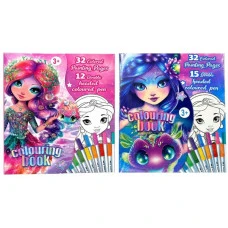 Розмальовка 31,5*24,5см/12арк /565-6/ "Маленька фея" + маркери двостороні 15шт. (1/20) Розмальовка 31,5*24,5см/12арк /565-6/ "Маленька фея" + маркери двостороні 15шт. (1/20)