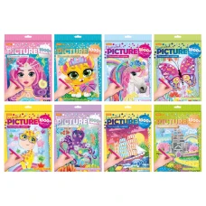 Алмазна мозаїка "Апельсин" /НТ-26/ 206*285*18мм, на картоні, МІКС (1/12)