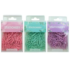 Скріпка "JO" /DSCN2257/ Paper Clips 150шт.в упак, мікс (1/240)