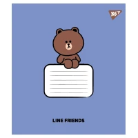 Зошит уч. "YES" 18арк.# /767648/ "Line Friends Stylish" (25/400)