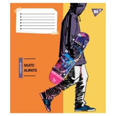 Тетрадь уч. "YES" 60л.# /767815/ "Skate is always" (10/160)
