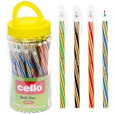 Ручка масляна "Cello" /CL268L/ синя, 50шт в банці (50)