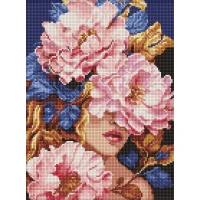 Алмазна мозаїка "Ідейка" /AMO8019/ "Квіткова чарівність" 30*40см