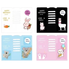 Підставка для книжок металева "JO" /555-389-S/ "Animals" 17,5*18см (1/30/60)