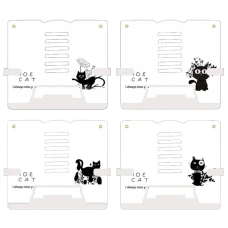 Подставка д/книжек металл. "JO" /5555-322-B/ "Cats" 21*21см (1/12/48)