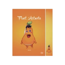 Скетчбук B6/64 "4PROFI" /902873/ ЧИСТІ "Fruit artnote" papaya, кол.вн/бл, термокл, мат/лам, 70г